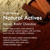 Nat Habit Ubtan Face Wash For Men & Women, Activated Wild Turmeric Skin Brightening Cream, Deep Cleansing & Natural Glow