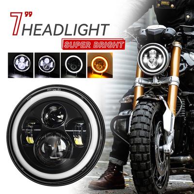 7 Zoll Motorrad LED Scheinwerfer für Motorrad JEEP Wrangler JK Harley Touring Classic Electra Road King Yamaha 7 Zoll Scheinwerfer