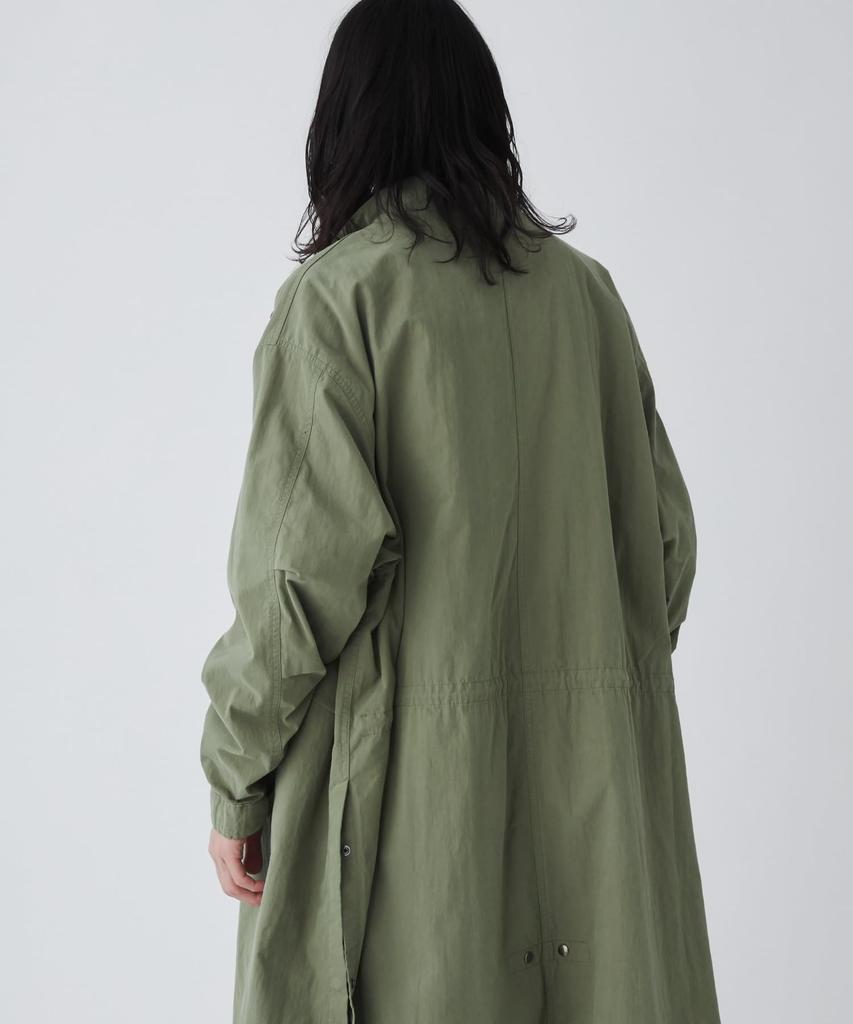 WEGO Unisex Mod Kabát do chladného počasí Dlouhý Vojenský Nadměrný Volný Střih Khaki Pánský Kabát, Svrchní oděv, Oblečení, Kabát, Styl, Silueta, Střih, Podzimní/Zimní Oblečení,