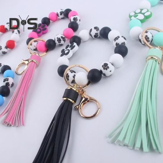 Силиконовый браслет с бусинами — фото 5