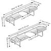 Stainless Steel Faucet Storage Rack Foldable Foot Bathroom Organizer Sink Shelf  Washbasin
