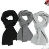 12-Gauge Pure Cashmere Thick Knit Scarf, Unisex, Available in 10 Colors, Stylish and Warm