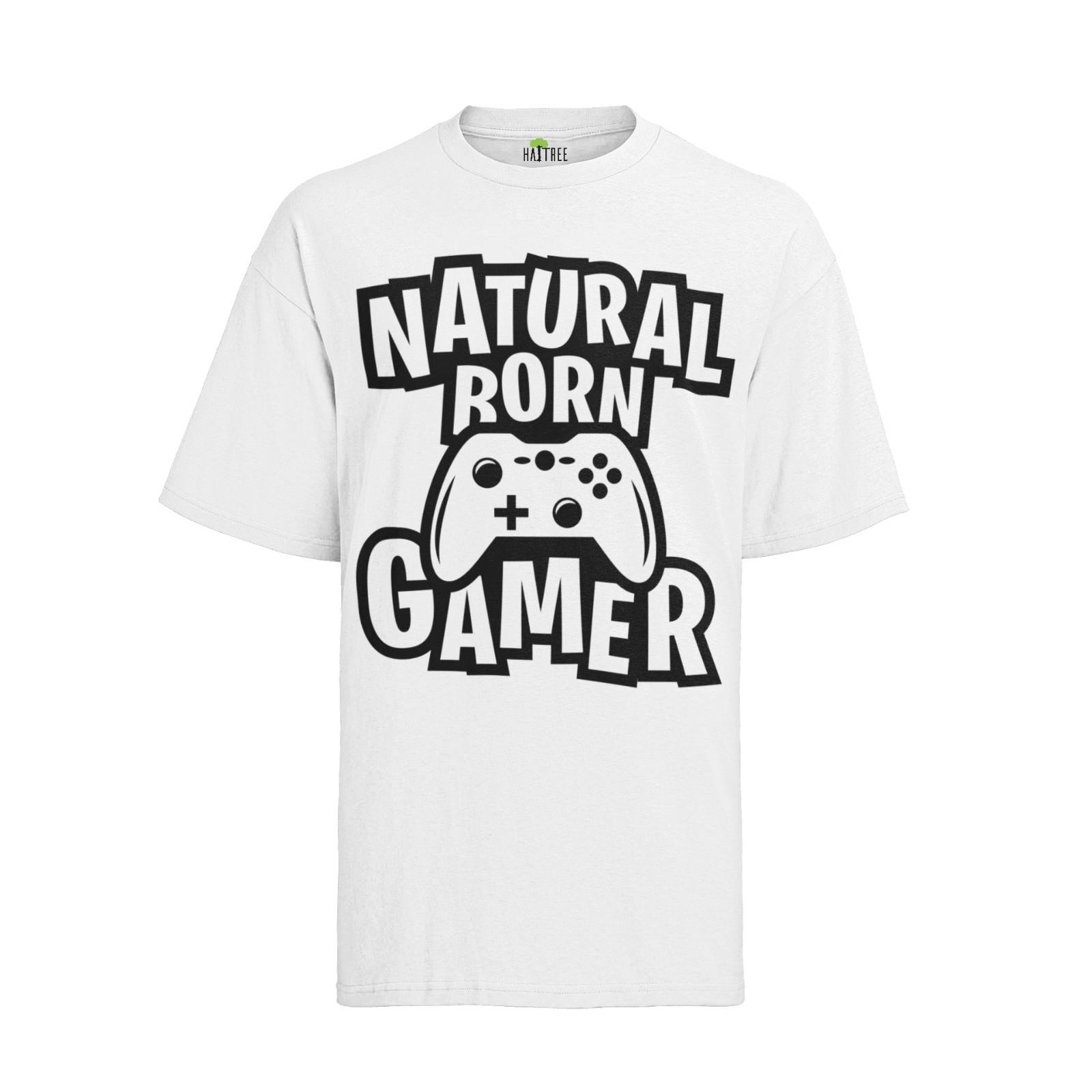 Natural Born Game Gambling Player Man Gameing Games Geek Nerd Top Mens T-Shirt Mens Womens Tees Top 3XL