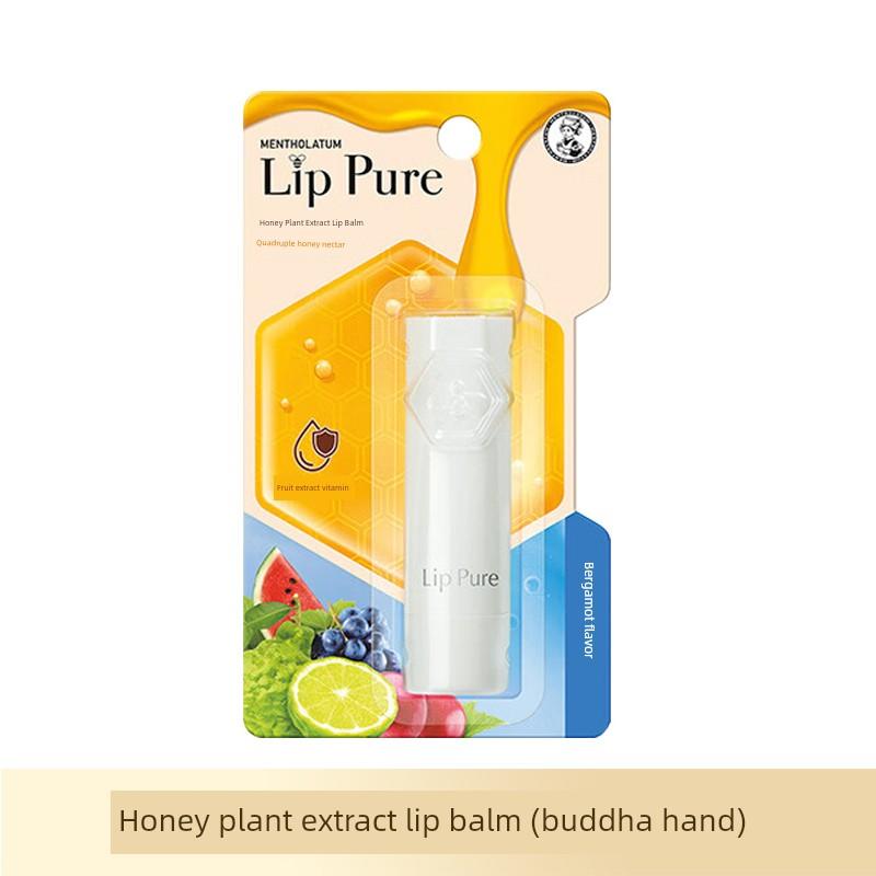 Mentholatum Honey Plant Extract Lip Balm for Women and Men, Colorless, Hydrating, Moisturizing, Anti-Wrinkle, Anti-Dryness, Official Authentic Product