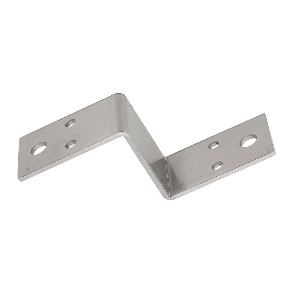 1 Stück Edelstahl Winkel Eckverbinder Z-förmig Eckverbindung Befestigungselement Für Holzmöbel Schrank Schublade