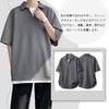 [Bligo] Men's Short-Sleeve T-Shirt, Thick, V-Neck, Trendy Casual Wear, Drop Shoulder, Stylish, Plus Sizes, Layered Look, Popular, Big Silhouette, Kore