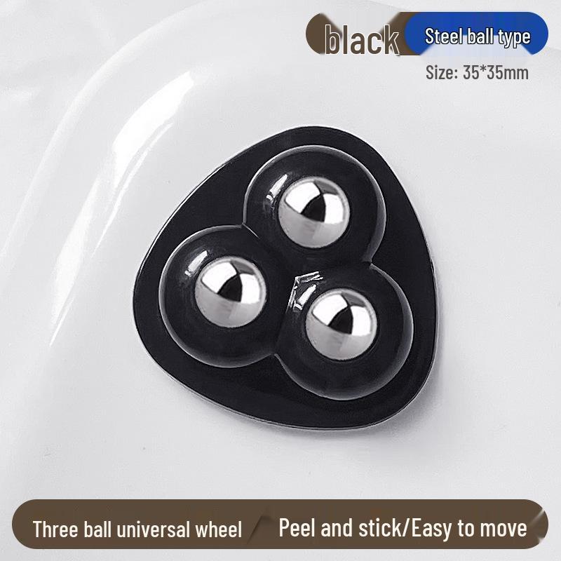 

Клейкое универсальное колесо Tri-Ball: Колесо без прокола, износостойкое, для домашнего использования Pack of 4