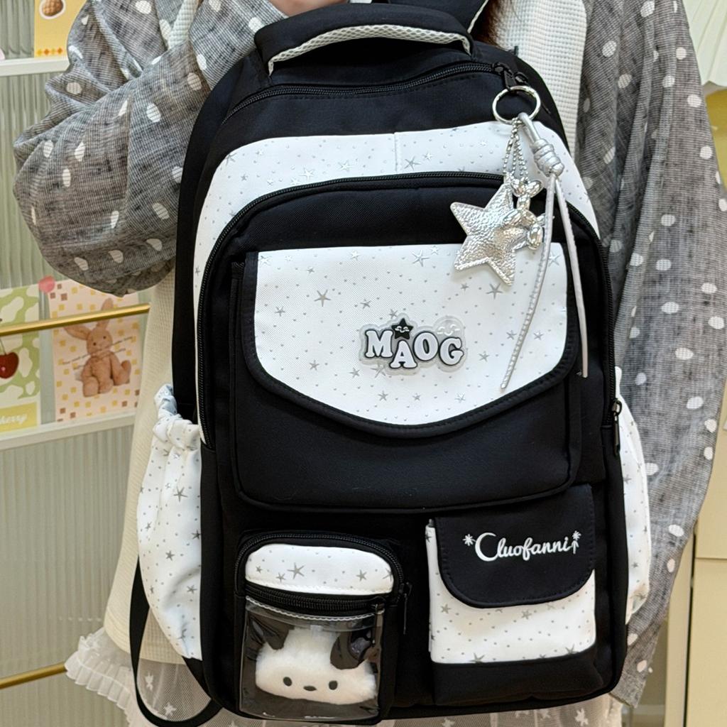Schoolbag1011 new fresh and sweet high-value backpack girls Japanese junior high school high school students large-capacity backpack