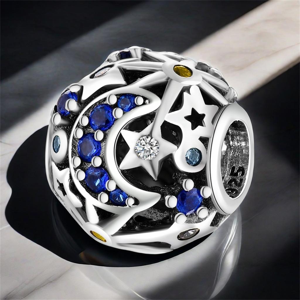 Copper Brilliant Starry Sky Beads Fit Bracelets Decoration Diy Birthday Party Fine Gift Jewelry Bracelets Accessory