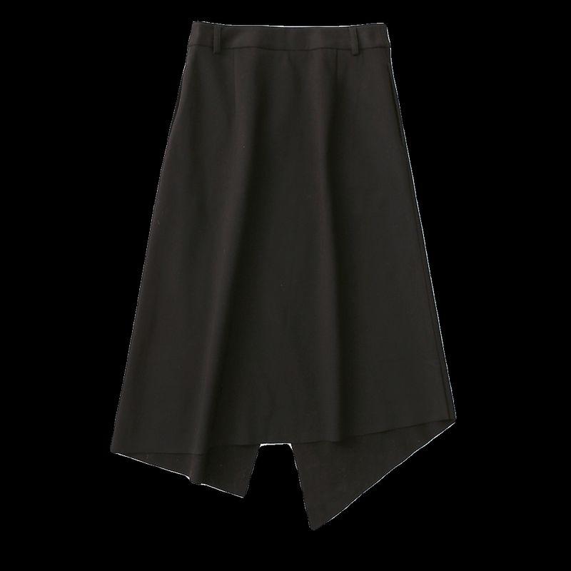 Highly Recommended Good Goods Counter Single High Quality Slimming High Waist Thin Velvet Mid-Length Woolen Skirt for Women Autumn and Winter