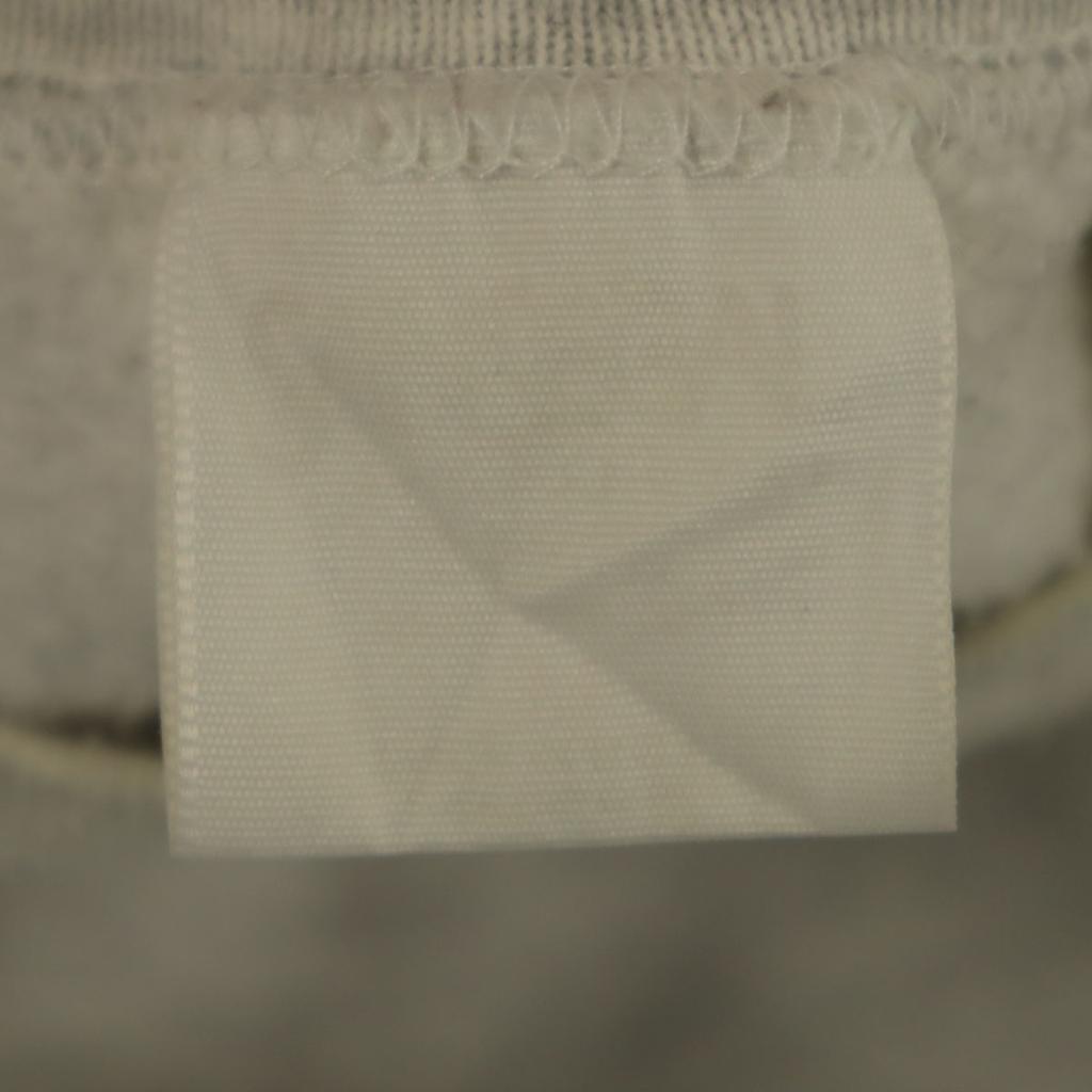 90er Old Langarm Sweatshirt grau Fleecefutter Eule Herren Gebraucht