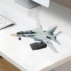 1:72 Scale F-14 Tomcat Fighter Jet Model - White & Black Abs Plastic Aircraft With Detailed Design, 10.24Inch Length