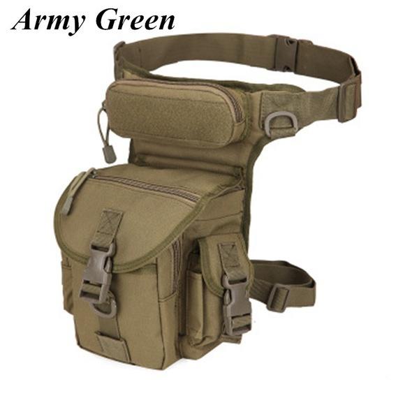 

Чоловіча водонепроникна тактична військова сумка на стегнах, поясна поясна сумка, тканина Оксфорд, похід, кемпінг, спорт, подорожі Army green