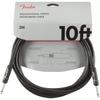 Fender Shielded Cable Professional Series Instrument Cable, Straight/Straight, 10', Black