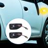 Sequential LED Side Indicator Lamp Set, Side Marker Lights With Lead-Wire Connection, ABS Housing, PC Lens Cover, 2-Piece Replacement Assembly
