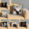 Horror Movie SSaw X Cushion Cover Soft Reversible Durable Pillow Cover MultiScene Use for Home Car Daily Comfort