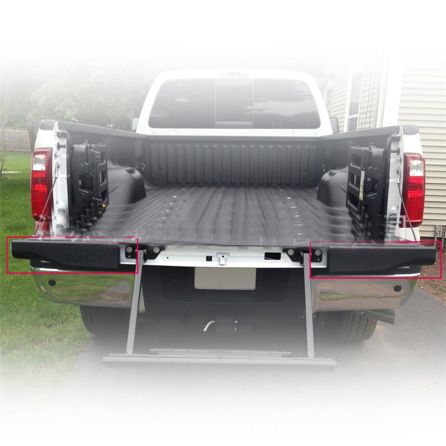 Tailgate Flex Step End Cap Molding Trim For 08-16 Ford F250 F350 F450 Super Duty
