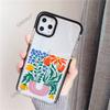 Chunri Mobile Phone Case Colored Flower Suitable for iPhone16 Transparent Tpu Soft Case Apple 17Pro Anti-drop Protective Case