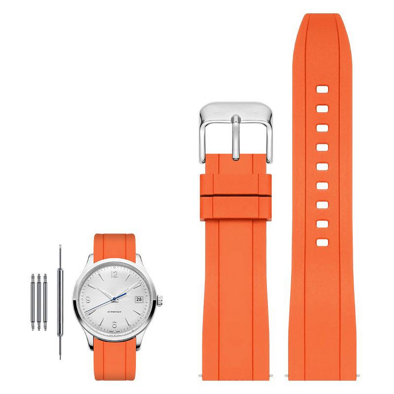 High quality fluororubber strap for Tissot Rado Rolex Tudor Jaeger series watchband quick release silicone watch strap 20mm