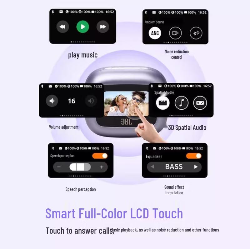 JBL Live Beam 3 True Wireless Noise-Cancelling Earbuds