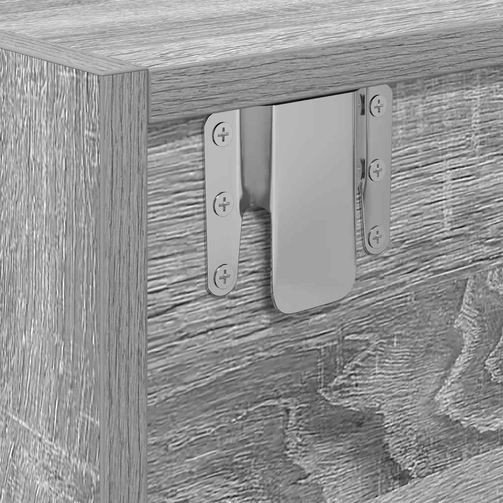 TV Cabinets 2 pcs Grey Sonoma 60 x 31 x 25.5 cm Particleboard