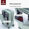 CROWN 20-Inch Aluminum Frame Carry-On Luggage