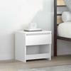 vidaXL Bedside Tables 2 Pcs. High-gloss White 40x30x39 Cm Wood-based Material