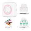 Cross-border Student Pocket Mini Inkless Photo Printer for Data Label and Question Search