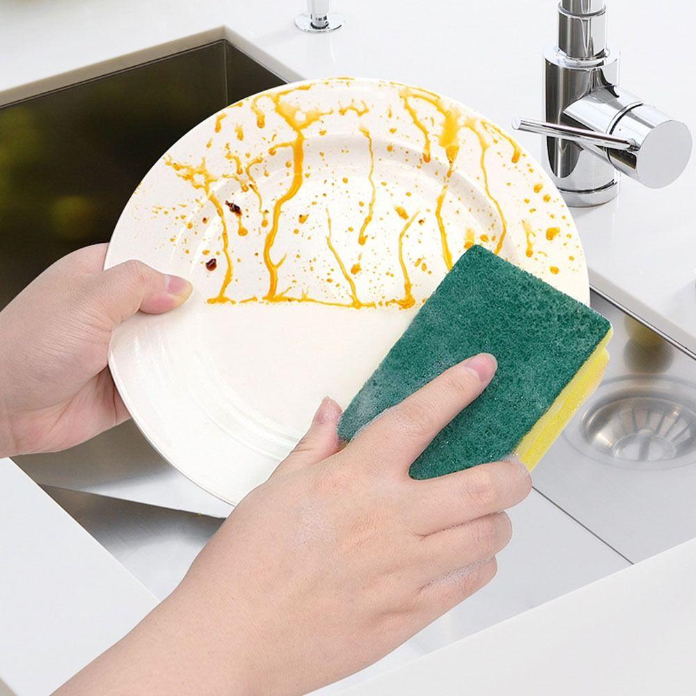 Perie de curățat cu două fețe Reutilizabilă Curăță Frecare Durabilă Pad de curățat Curățare gospodărească