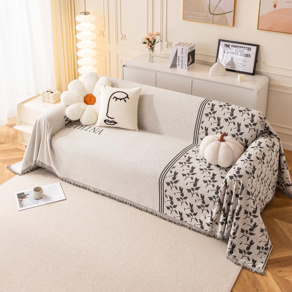 Light Luxury High-Grade Sofa Cover Cloth Four Seasons Universal Sofa Towel Anti-Scratching Cover Full Covered Sofa Cover