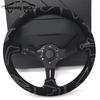 13.5inch Deep Dish Racing Steering Wheels Universal Black Edition Deep Corn 335mm Sports JDM Steering Wheel Suede Doodle