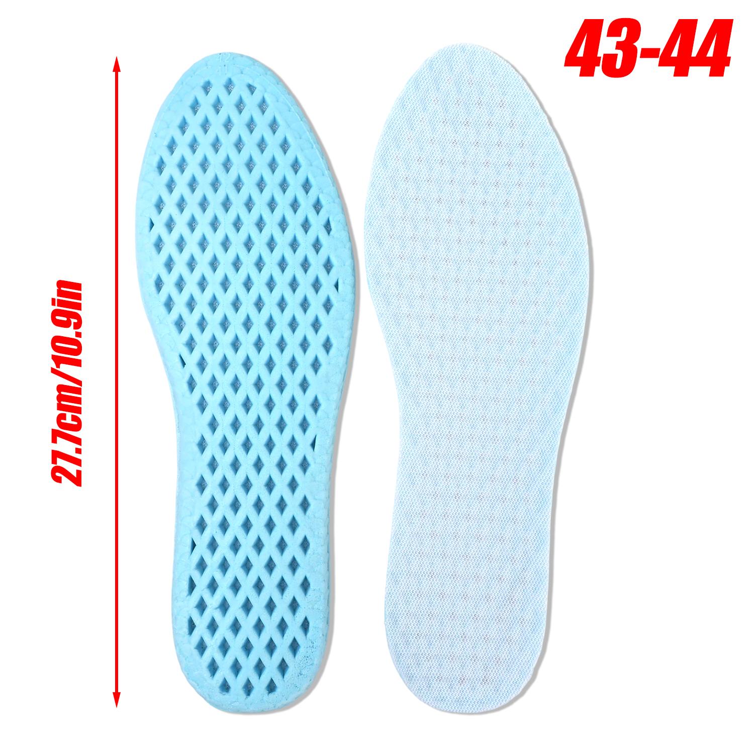 Ademende Mesh Inlegzolen Voor Schoenen Mannen Zomer Koel Binnenzool Voeten Hardlopen Sport Schokabsorptie Schoen Zool Geheugenschuim Schoen Pads 0 white