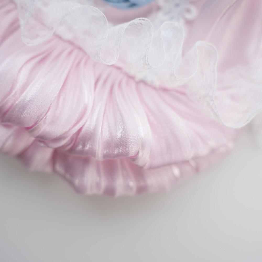 Korean Sweet Dog Princess Dress Lace Strap Bow Knot Pet Lace Dress Romantic Comfortable Pet Suspender Skirt Outdoors Activities