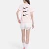Set In Sleeve Running T Shirt Women's Coral DD5316-864