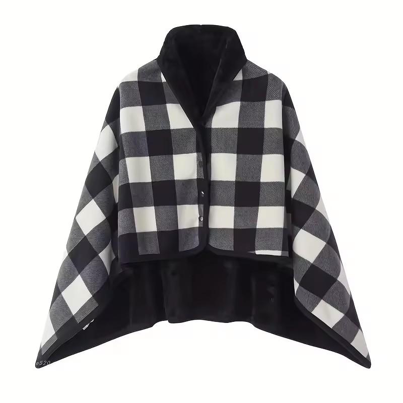 1PC Flannel Shawl Blanket Wearable Lazy Casual Office Warmth Shawl Blanket for Comfort And Style