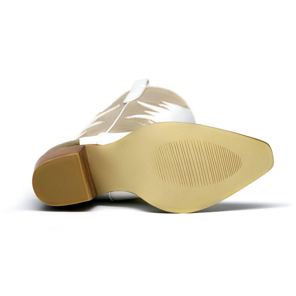 Women's Western Cowboy Boots Pointed Toe Metallic Mid-Calf Wide Feet Cowgirl Boots Colorful Sparkly Chunky Stacked Heel Shoes