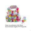 Elegant Floral Dog Harness And Leash Set for Stylish Pets