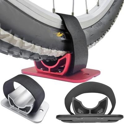 Rower na dachu samochodu bagażnik na tylne koła Quick Release bagażnik dachowy rower MTB ze stopu aluminium w pozycji pionowej naprawiono