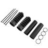 Black Front Fork Cover Boots Kit for Harley Sportster 48 XL1200X Motorcycle Shock Absorber Guard Protective Sleeves Bobber Custom Styling Parts