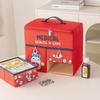 Portable Hand Carry Medicine Storage Box Foldable Multiple Drawer Compartment for Organized Home Use