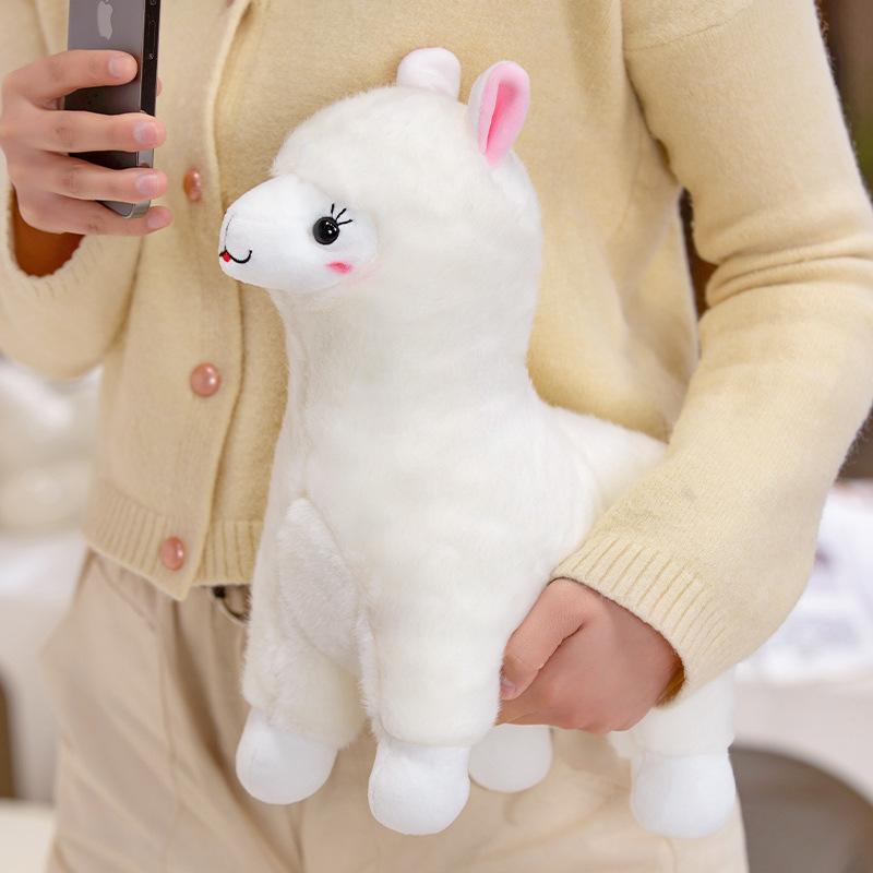 Cute Alpaca Doll Sleeping Pillow Plush Toy Rag Doll Pressing Bed Doll Wedding Birthday Gift Girl