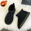 Fashion Fleece-lined and Extra Thick Chunky Woman Shoes Ankle Soft Hot Comfortable Elegant Padded Footwear New Rock Snow Boots for Women