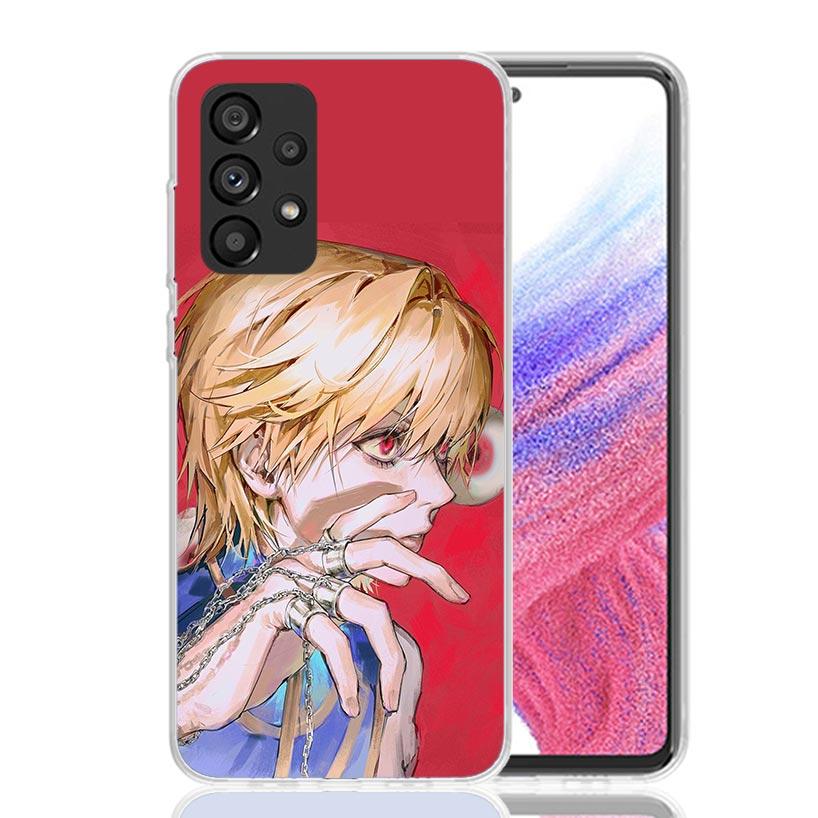 Huner X-Hunters Kurapika Phone Case for Samsung Galaxy A52 A51 A50S A12 A22 A32 A72 A10S A30S A31 A71 Note 20 Ultra 10 Plus S10