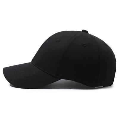 Black Baseball Cap Hat Female Face Small Spring and Summer Black Casual and Versatile Baseball Cap Sunshade Sunscreen Cap Man