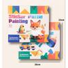 3D Sticker Puzzle Painting Kit Kids Animal Traffic Themes with 8 Patterns for Easy Peel-Stick Boost Fine Motor Skills Creativity