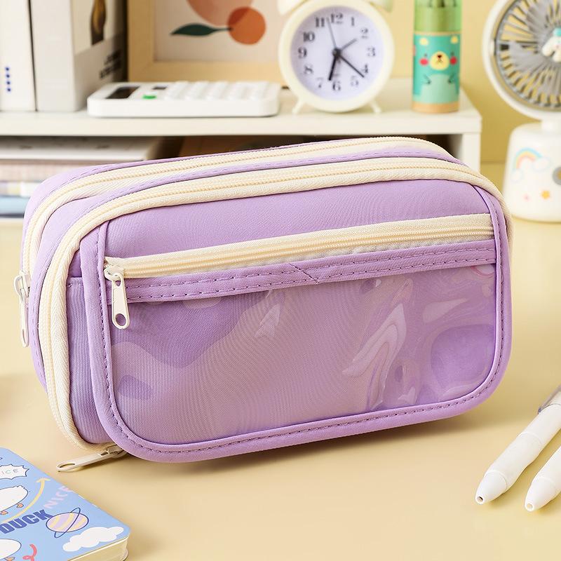 Pencil Case 2025 New Nine-layer Panda Large-capacity Pencil Case Simple Girl Version Junior High School Stationery Pencil Case