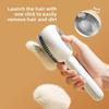 Spray Nozzle Cat Steam Brush Release Button Steamy Pet Comb Hair Removal Comb  for Pet Care