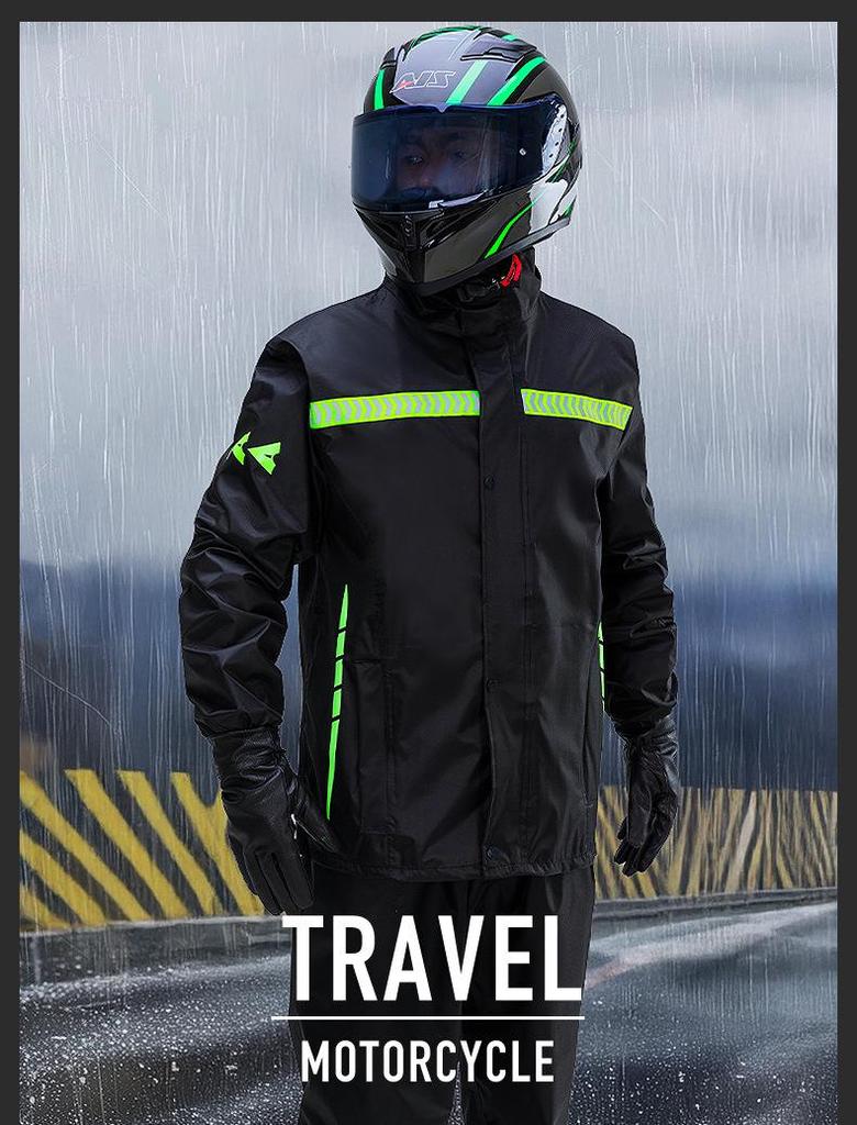 Unisex Long Raincoat Overcoat Set for Hiking & Travel