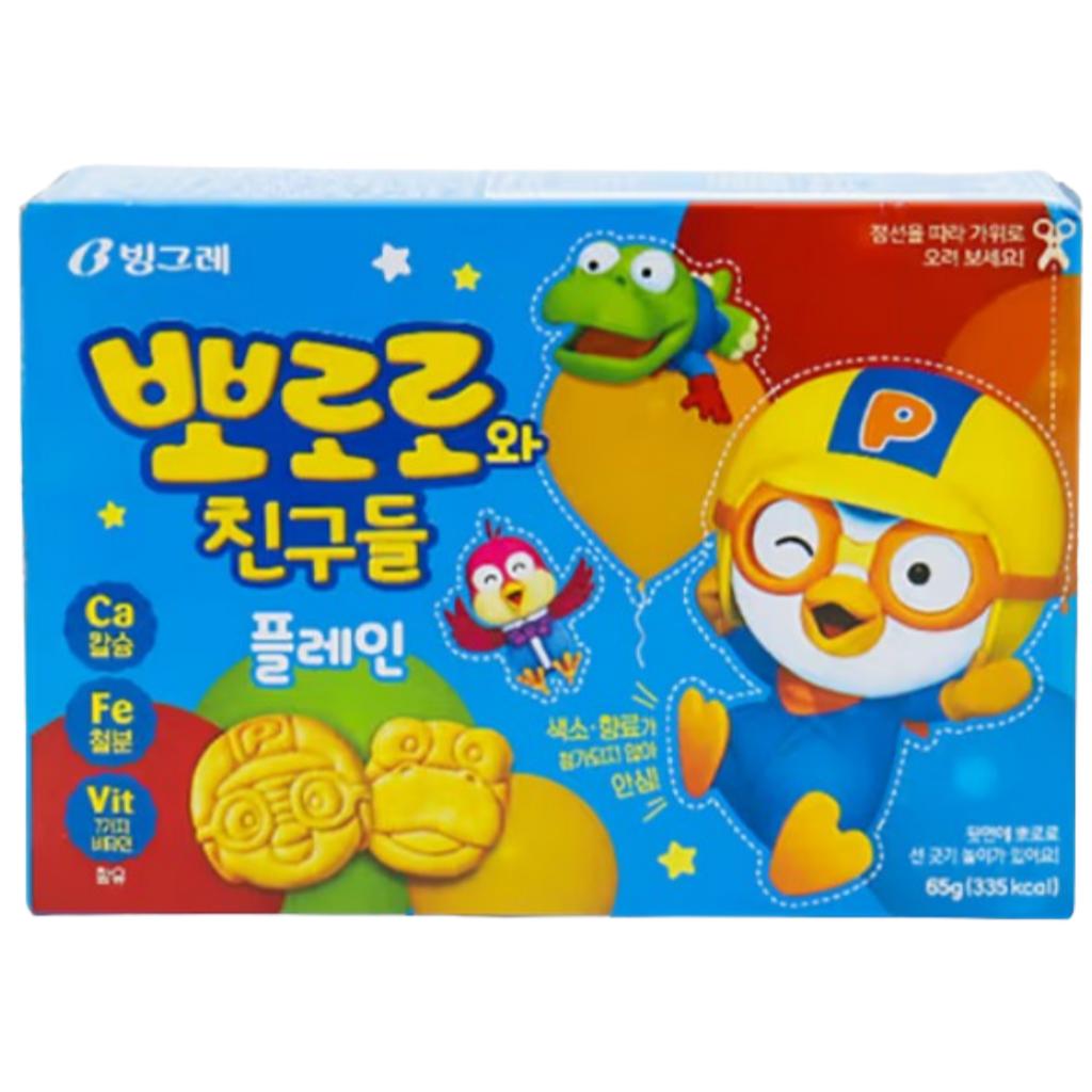 Pororo Biscuits Plain & Cheese