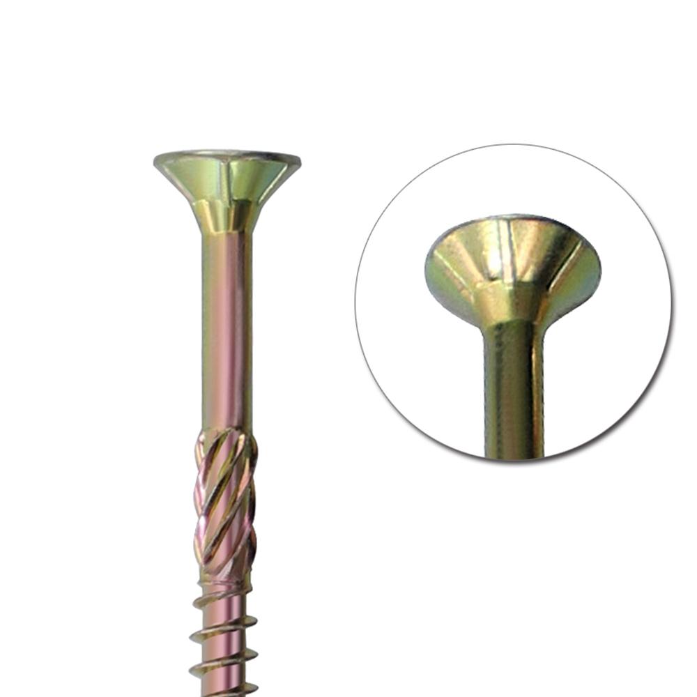 Galvanized 100 PCS Binding Hardware Deck Metal T25 Screws Woodworking Supplies Screws Fastener